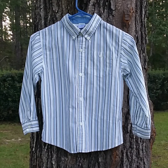 Gymboree Other - 🌹 Gymboree boys blue striped button down shirt.